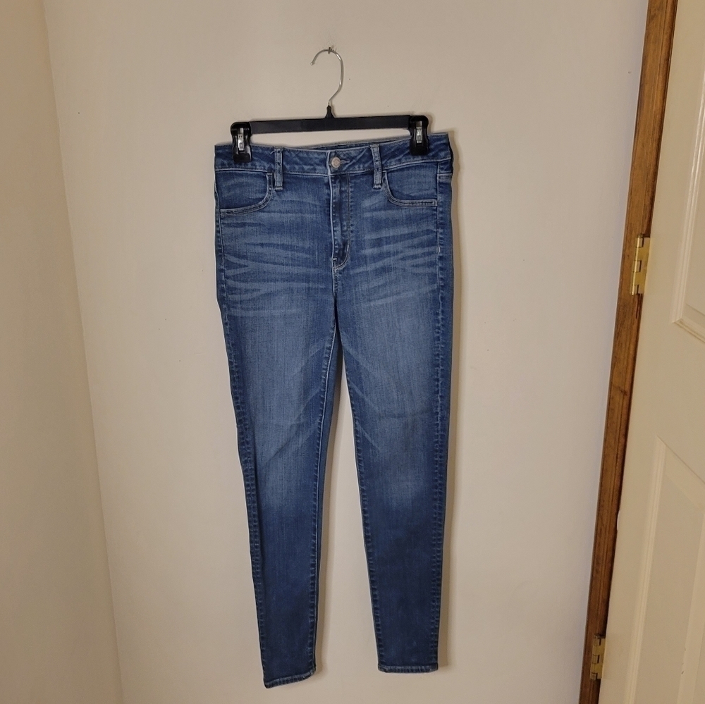 American Eagle Women's Super Hi-rise Jegging - Size (4) - Excellent Condition